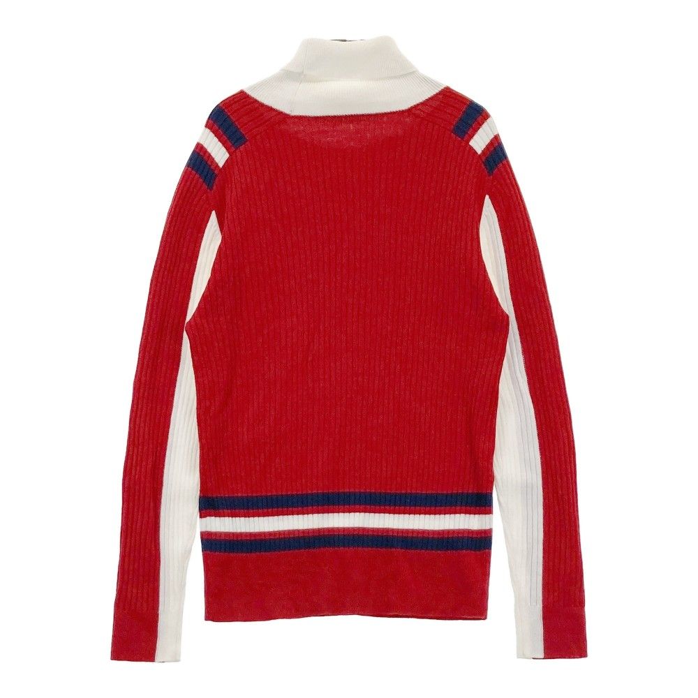 JUN&ROPE’ ジュンアンドロペ ウールニットタートルネックセーター ロゴ サイズ：L JUN&ROPE ジュン アンド ロペ タートルネック 長袖ニット