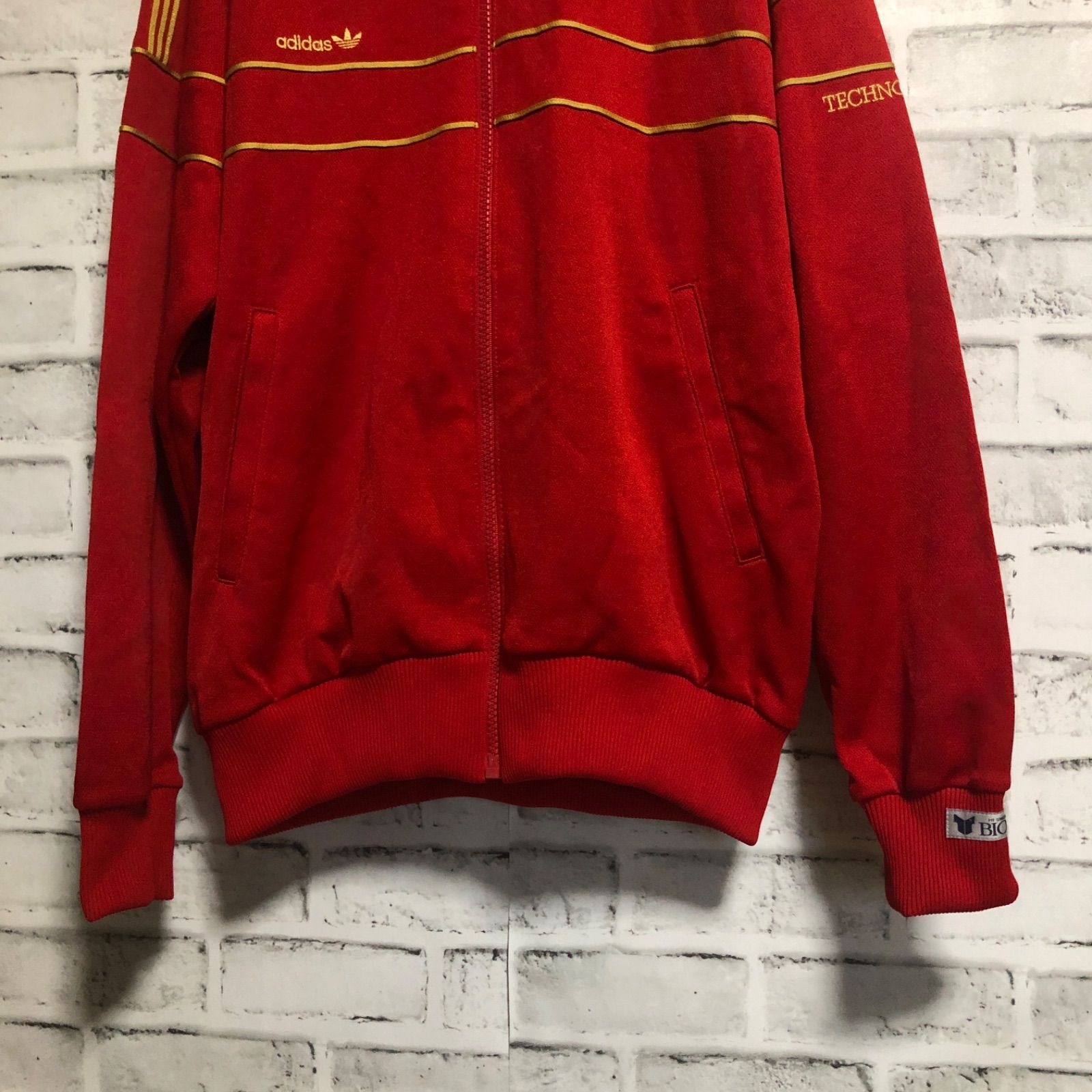 70s⭐️adidas トラックジャケット/ジャージ L TECHNO 刺繍トレ 