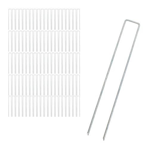 daim φ4mm コの字ピン 長さ30cm 100本入 太い 剣先 防草シート ピン マルチ 押さえ おさえ 雑草 対策 シート 固定