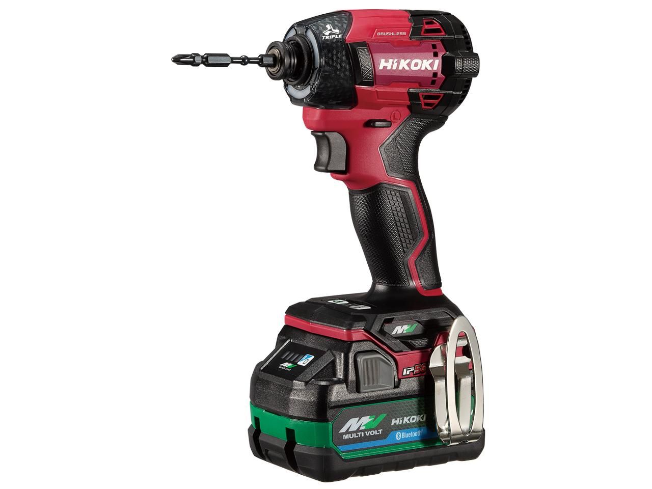 2営業日で発送 HiKOKI ハイコーキ HiKOKI コードレスインパクトドライバ WH36DD 形 スコーピオンレッド 本体のみ WH36DDNNR 6444