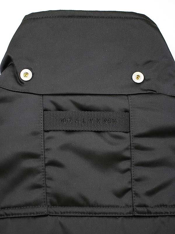 1017 ALYX 9SM アリクス Officer Hooded Jacket フーデッドジャケット  ブラック Lポリアミド100％裏地中綿