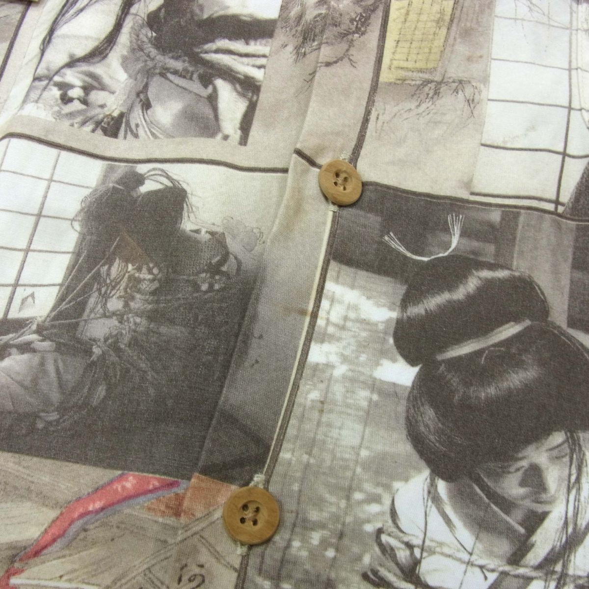 ワコマリア 19ss 少なかれ 伊藤晴雨 緊縛図 アロハシャツ 