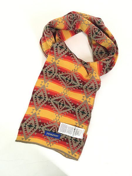 美品！PENDLETON ペンドルトン　ウールマフラー　チマヨ　ネイティブ 美品！PENDLETON ペンドルトン ウールマフラー チマヨ