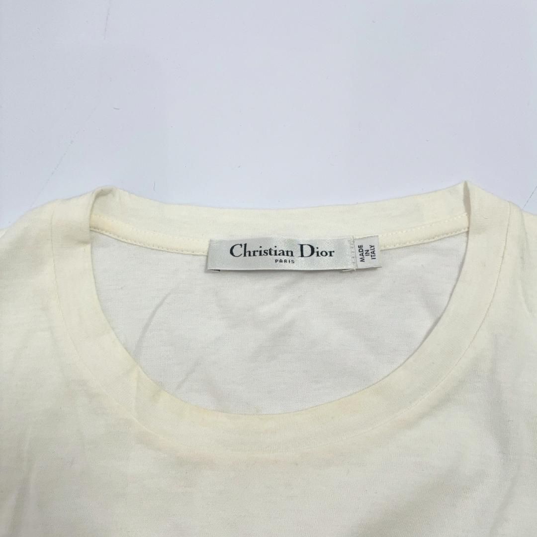 【美品】Dior ライン ロゴ Tシャツ コットン ジャージー 美品】 Dior ライン ロゴ Tシャツ コットン ジャージー - メルカリ