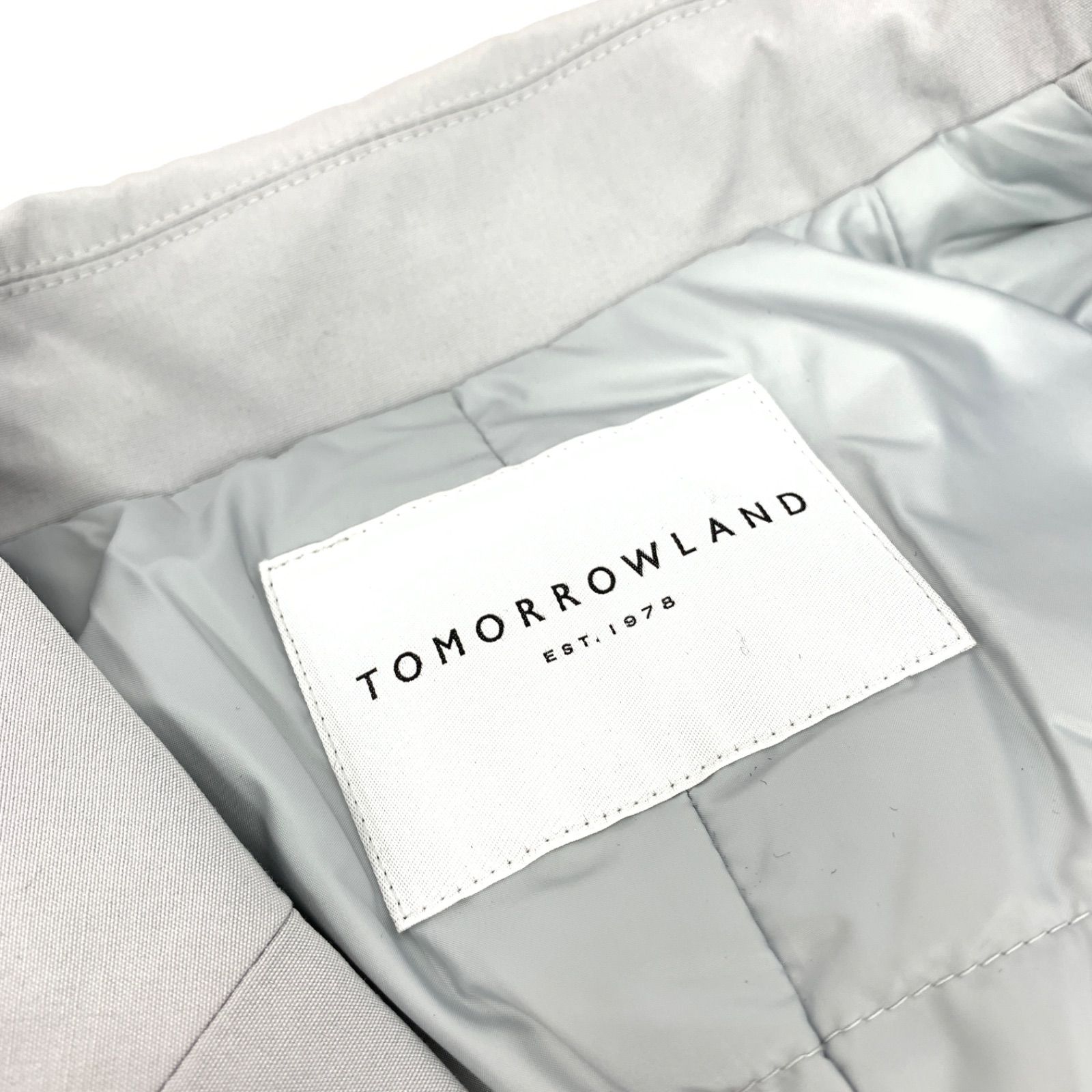 TOMORROWLAND トゥモローランド ポリエステルコットンベルテッドダウン 