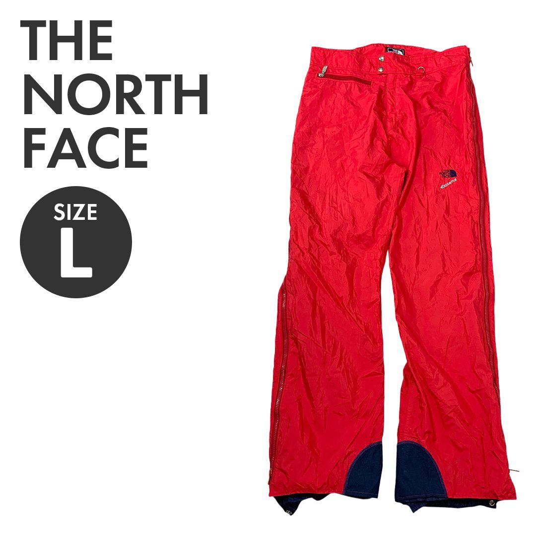 【美品】THE NORTH FACE ザ・ノースフェイス アメリカ製 アウトドアウェア 古着 メンズ レッド / L
