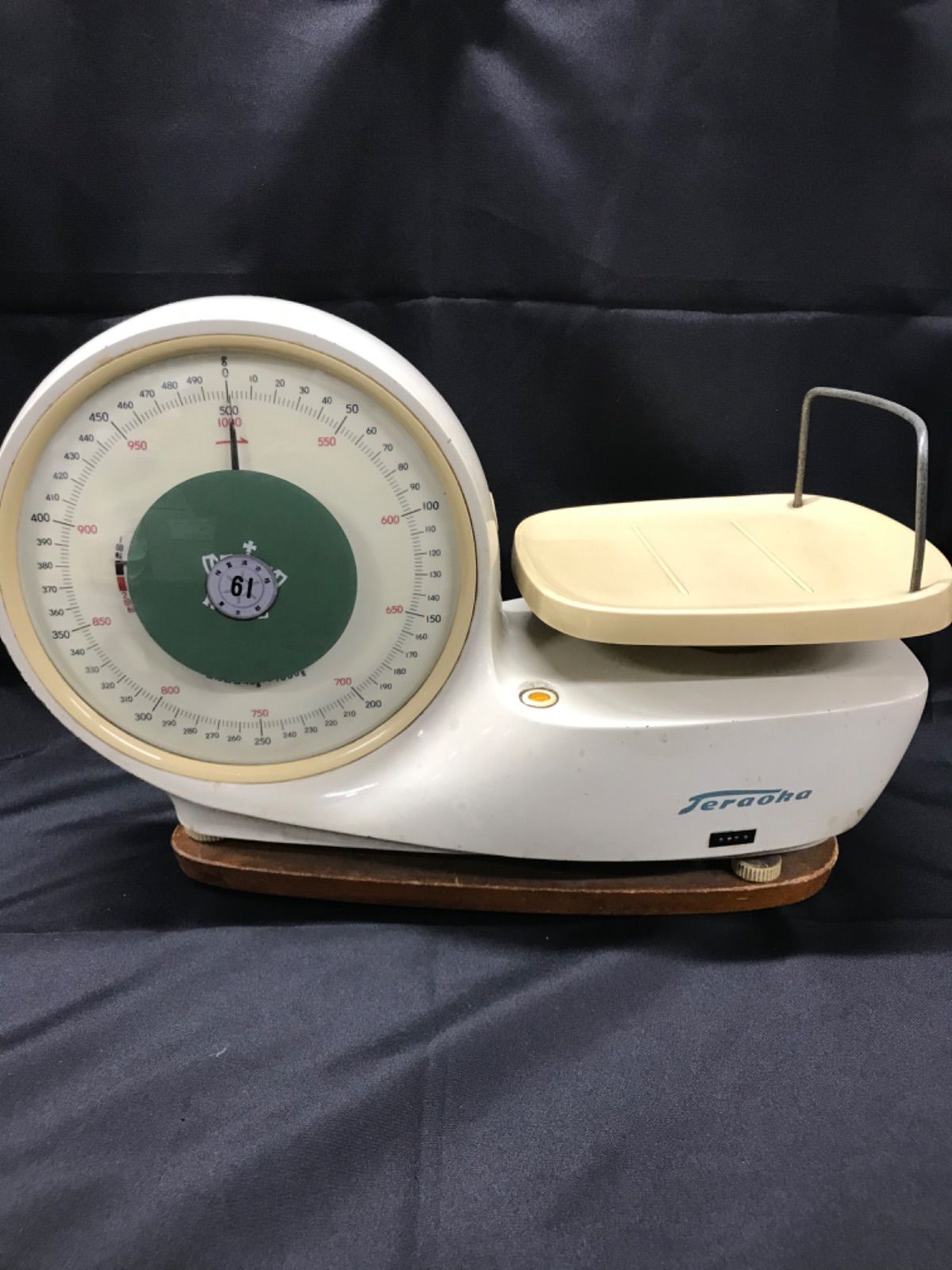 H3【VINTAGE】柳宗理 寺岡式 二回転横皿秤 計り 型式承認番号D709