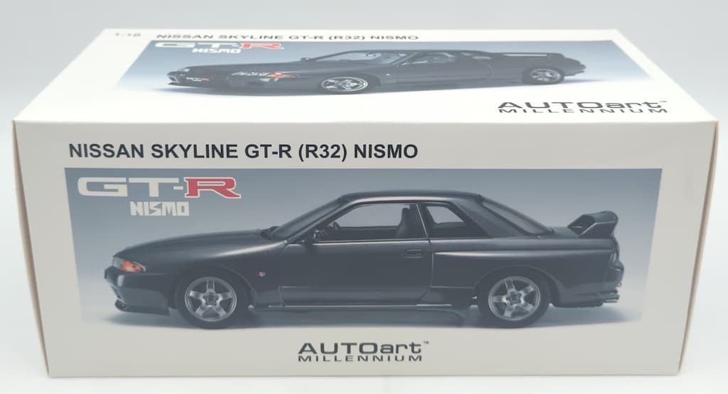 AUTOart 1|18MILLENNIUM NISSAN SKYLINE GT-R R32 NISMO GUN GRAY 77348