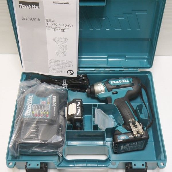 未使用］makita/マキタ TD110DSHX 10.8V充電式インパクトドライバ 1.5Ah