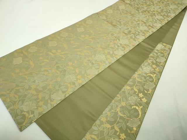 平和屋本店□極上 西陣織 陰山織物謹製 箔屋清兵衛 六通柄袋帯 高台寺  