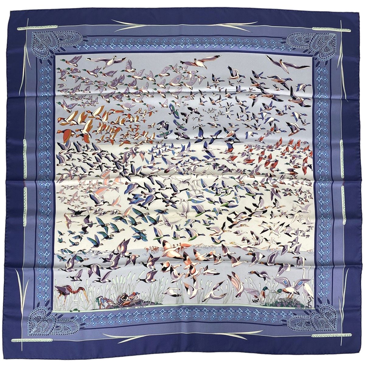 HERMES エルメス スカーフ カレ90 Libres Comme L'Air Hermes Scarf 