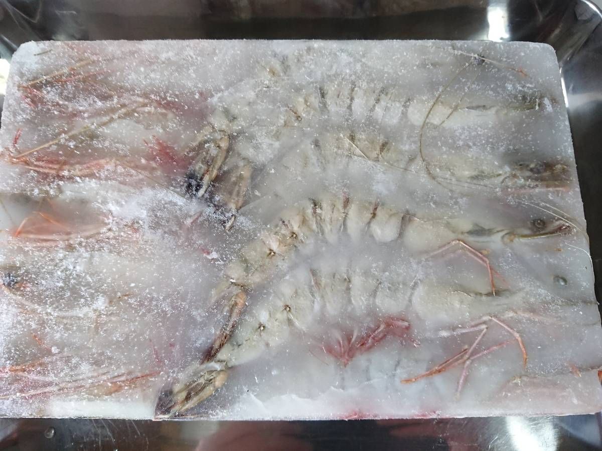 メルカリshops 塩焼き エビフライに 有頭 ブラックタイガー 大 ２０尾 生冷凍