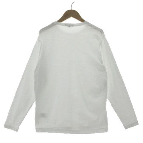 プラステ 長袖シャツ 白 Mサイズ プラステ PLST シルキーコットンクルーネックTシャツ（長袖