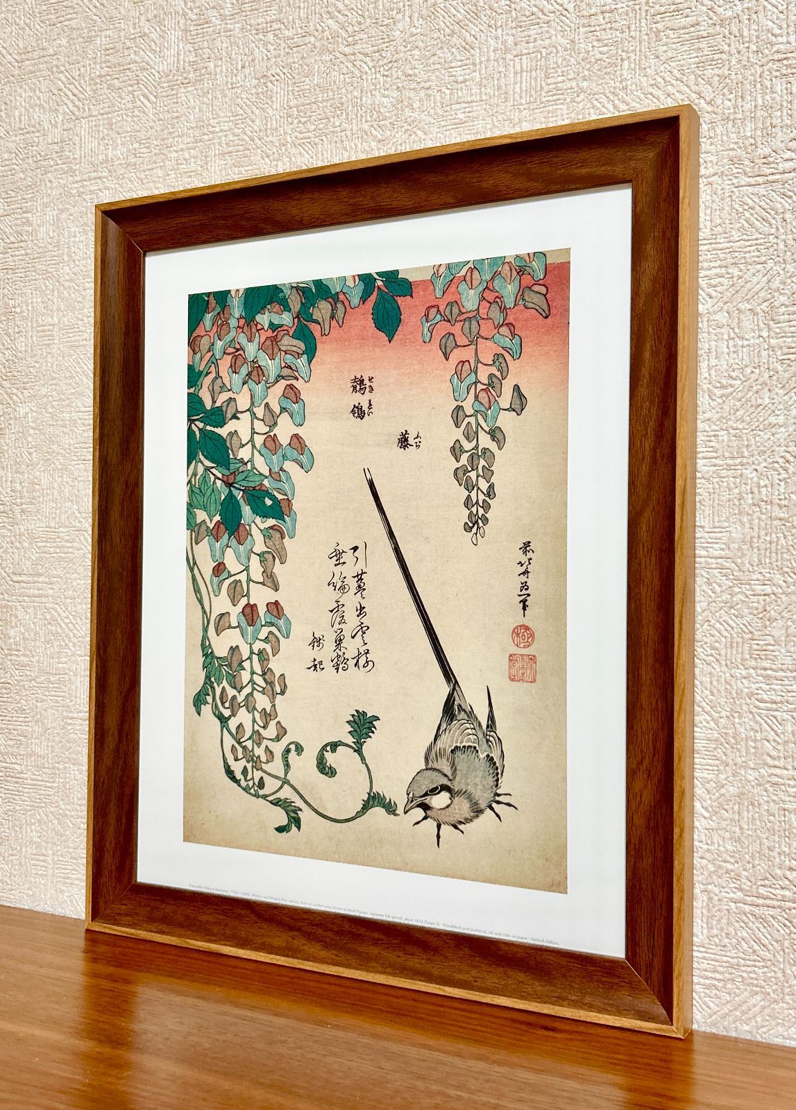 巴里のアンニュイ風景 レトロ豪華額縁 新品☆額縁付アートポスター☆日本画☆侘び寂び☆雅☆風景画