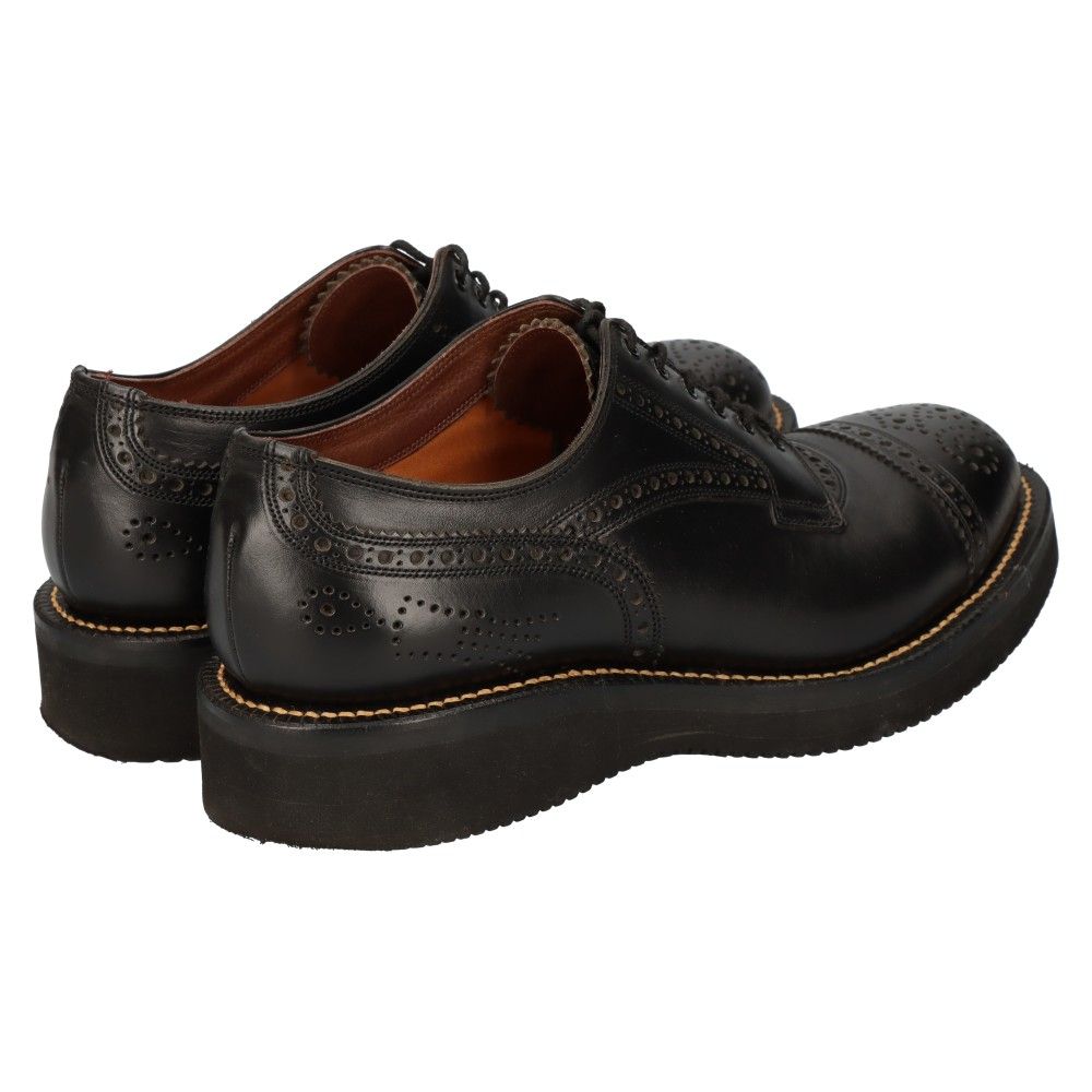 FOOT THE COACHERウイングチップシューズ　厚底　ブラック　8 FOOT THE COACHERウイングチップシューズ 厚底 ブラック 8