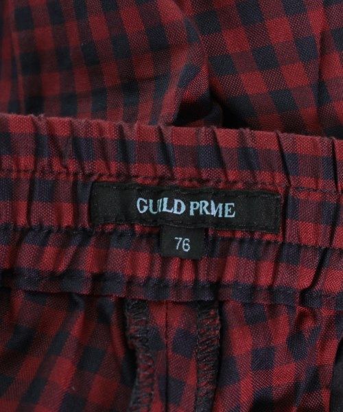 GUILD PRIME パンツ（その他） 76(M位) 赤x紺(チェック) - その他