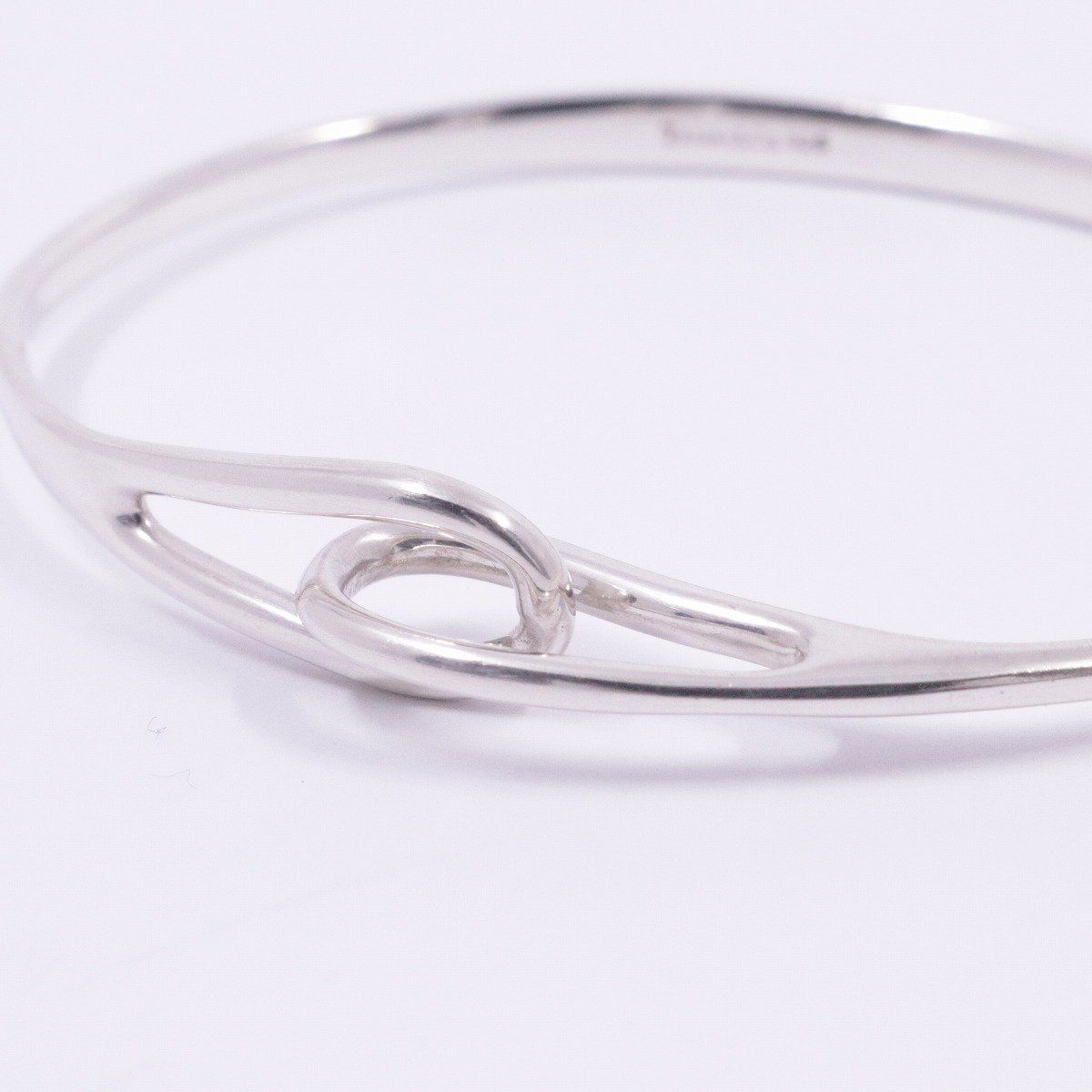 【希少】Tiffany ティファニー バングル ループ シルバー925 Y268 TIFFANY&Co. 極 美品 箱付き ティファニー ヴィンテージ