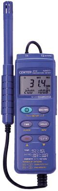 7営業日以内発送 MK CENTER 314 デジタル温湿度計 ロガー機能付 温度２チャンネル CENTER 314 沖縄離島販売不可