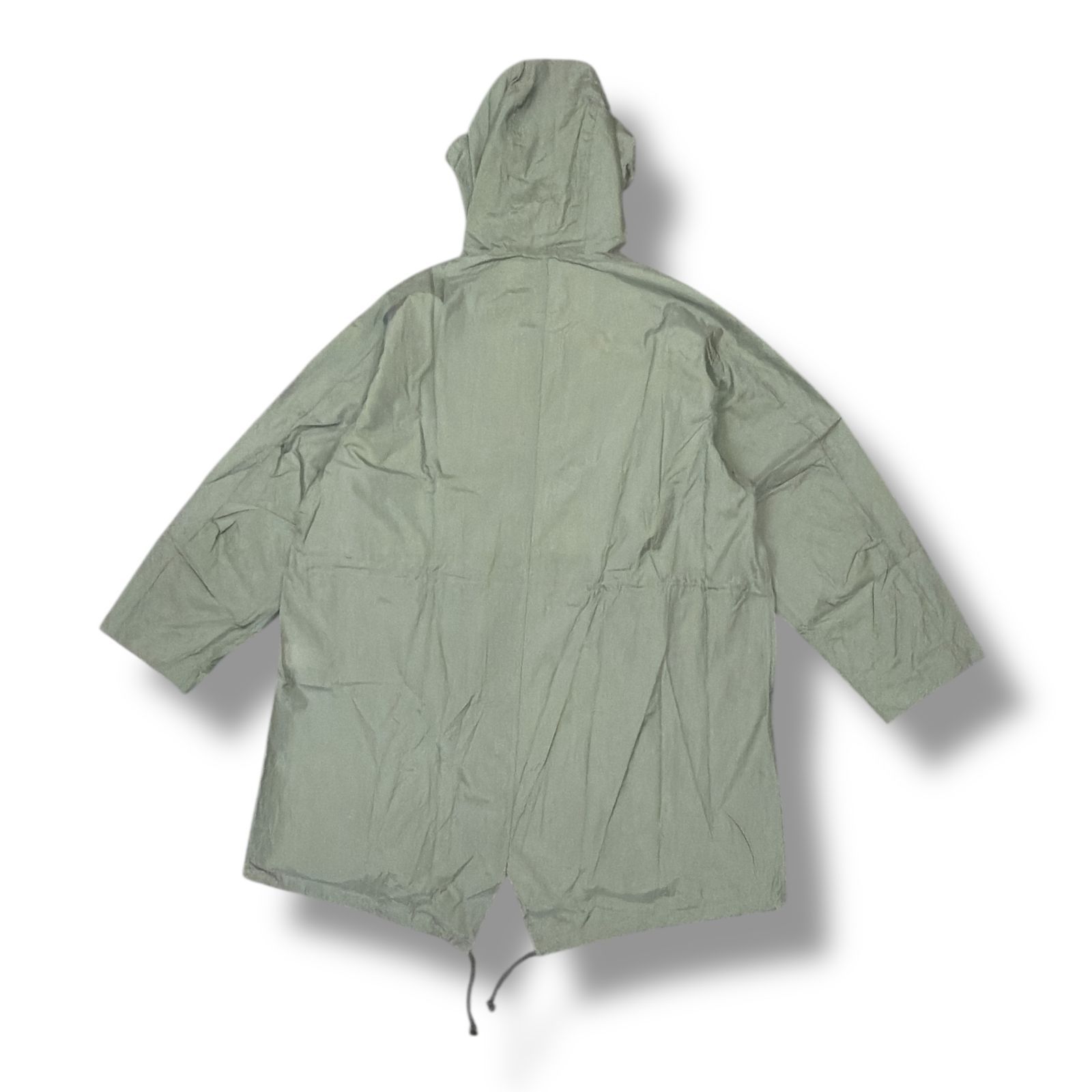 参考上代96800円 POLYPLOID 24AW MODS PARKA C ナイロン モッズコート パーカー フーディー ポリプロイド C-1-002-005 セージ 2 92514A3
