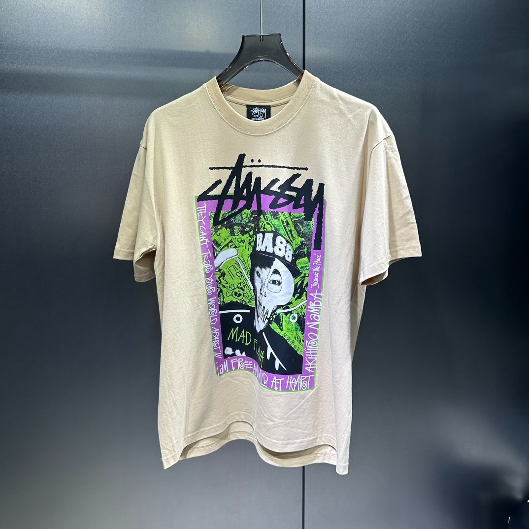 ステューシー Stussy x ヒップホップアーティストデザインロゴプリント ダブルガーゼショートスリーブTシャツ - メルカリ