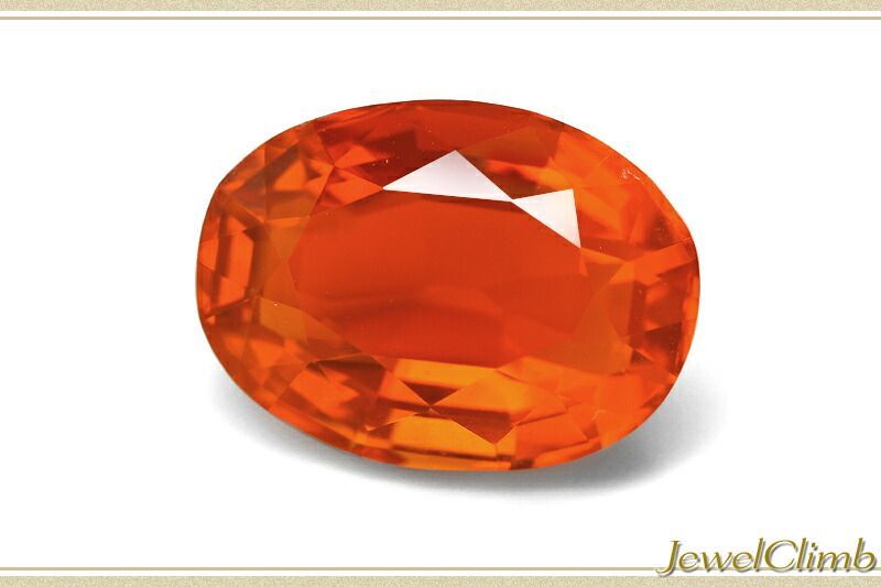 鑑別書付 情熱の色彩が魅力の大粒結晶 ファイアオパール 宝石 ルース ７．９４ＣＴ