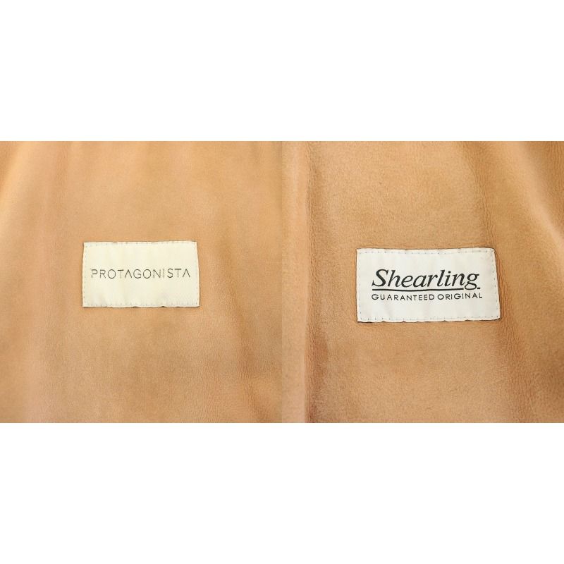 プロタゴニスタ PROTAGONISTA メリノカーリーウールアウトコート  