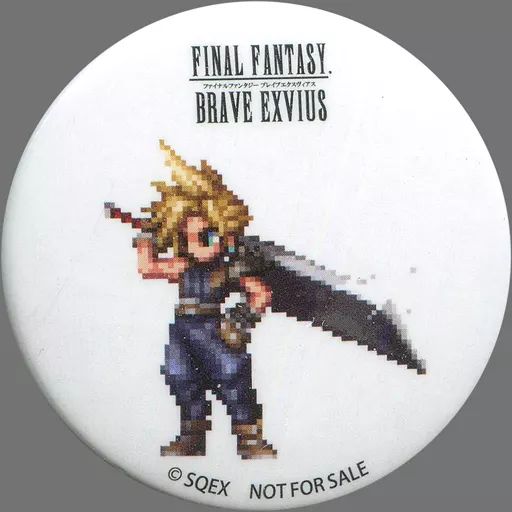ファイナルファンタジー7クラウド コレクション 缶バッジ vol.1