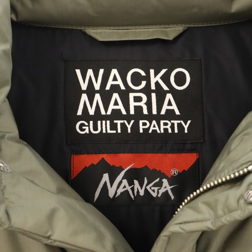 WACKO MARIA (ワコマリア) 23AW ×NANGA DOWN JACKET ナンガ ロゴ
