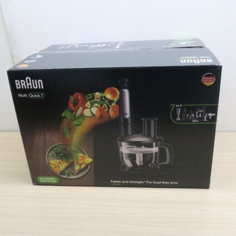 未使用2 BRAUN ブラウン マルチクイック7 ハンドブレンダー MQ7085XBG