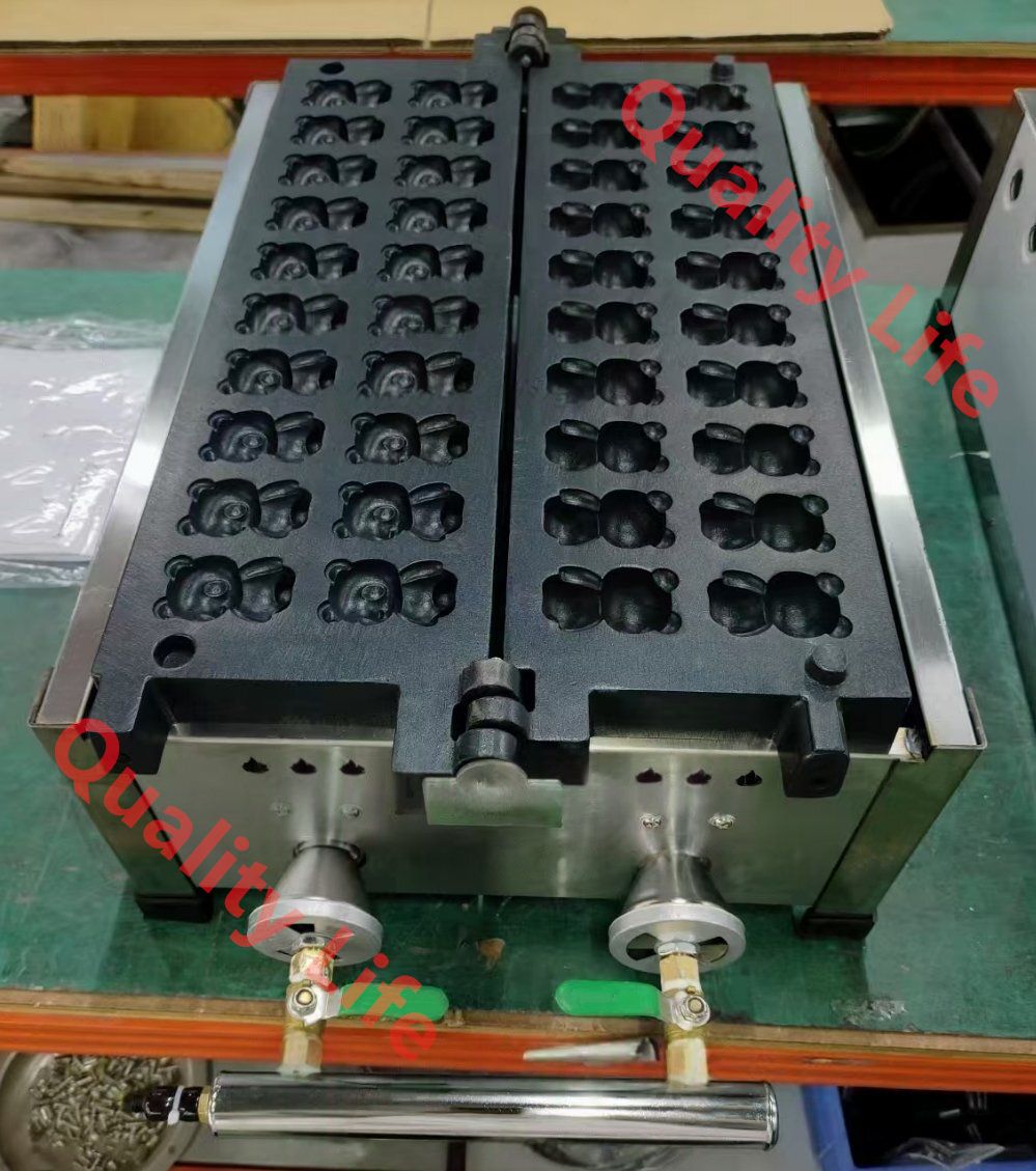  パンダのベビーカステラ パンダ焼き機 20穴 万能焼ガスLPガス式 業務用 屋台 出店 その他 キッチン 食器