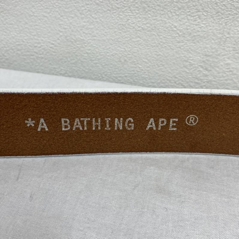 A BATHING APE アベイシングエイプ ベルト・バックル BAPE ロゴ