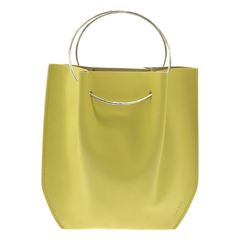 THE ROW | ザロウ | Flat Micro Circle suede tote ハンドバッグ | イエロー | レディース