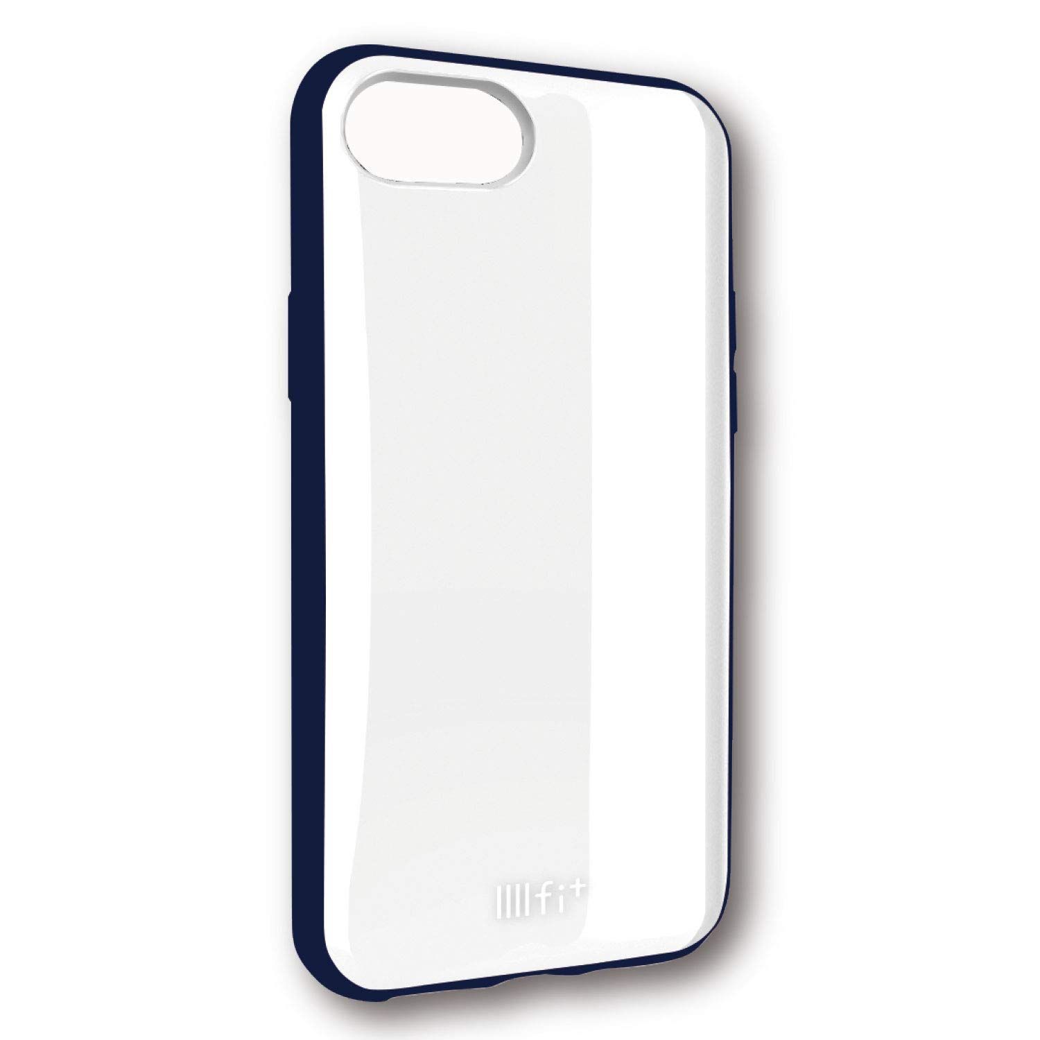 【在庫処分】IFT-62NV ネイビー 対応ケース iPhoneSE(第2世代)/8/7/6s/6 (Clear) IIIIfit グルマンディーズ