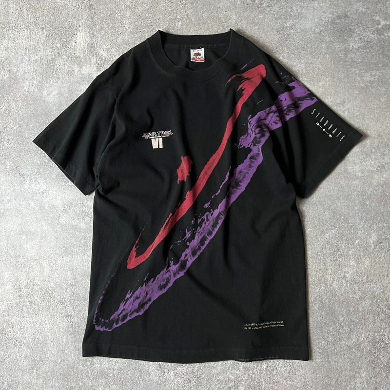 90s USA製 映画 Star Trek VI 大判 プリント 半袖 Tシャツ M / 90年代 