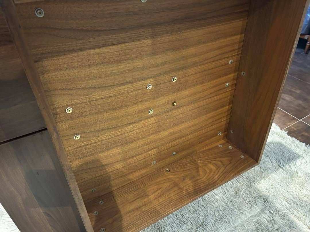 モダン ローテーブル スクエア型 ウォールナット スクエア