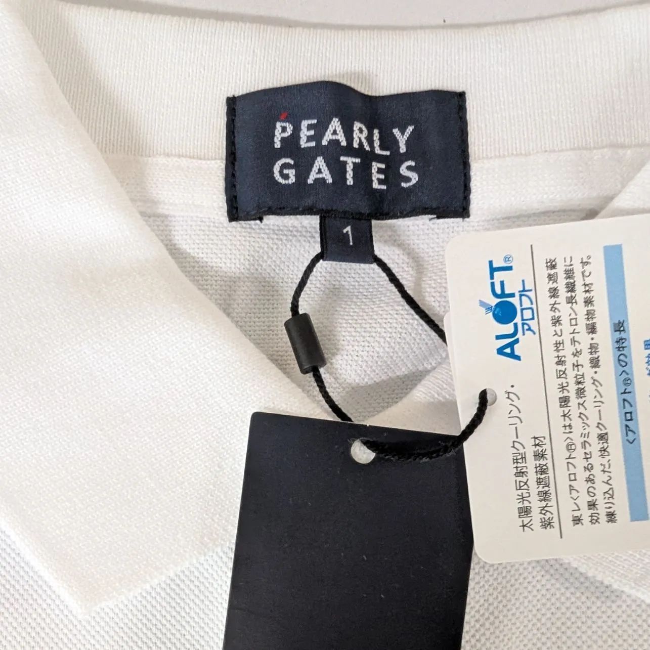 パーリーゲイツ ポロシャツ 新品未使用】パーリーゲイツ 6口鹿の子 半袖ポロシャツ(通販部) 中古