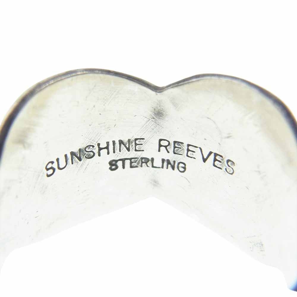 SUNSHINE REEVESシルバーリング22号サンシャインリーブス ナバホ SUNSHINE REEVES サンシャインリーブス ナバホ族 STERLING