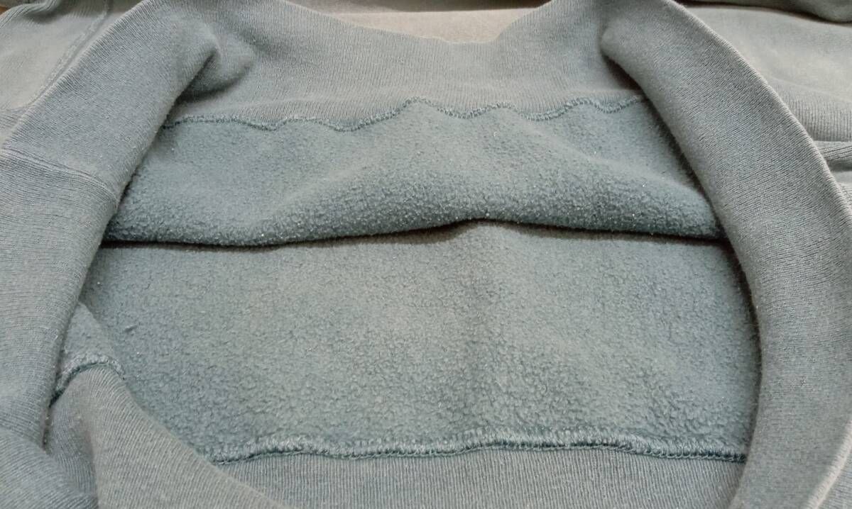 WEAVE|リバースウィーブ|90s|刺繍タグ|2段プリント|IOWA| |グリーン系|XXLサイズ