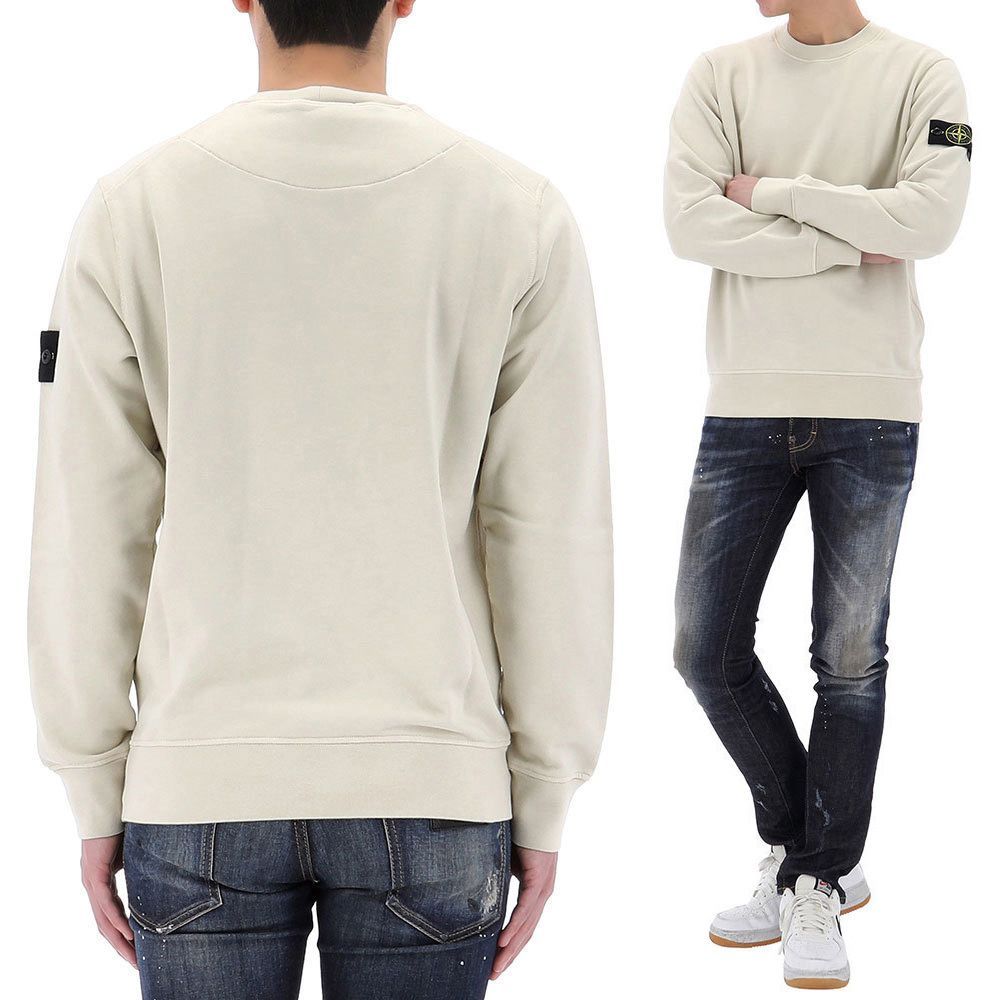 STONE  ベージュ トレーナー stone island ベージュトレーナー トップス メンズ 【公式通販】