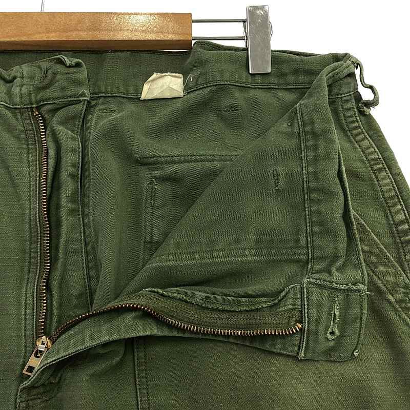 ワン様　フォロー割 アメリカ軍　ベイカーパンツ　TALONジップ 60's US.ARMY コットンサテン ベイカーパンツ 