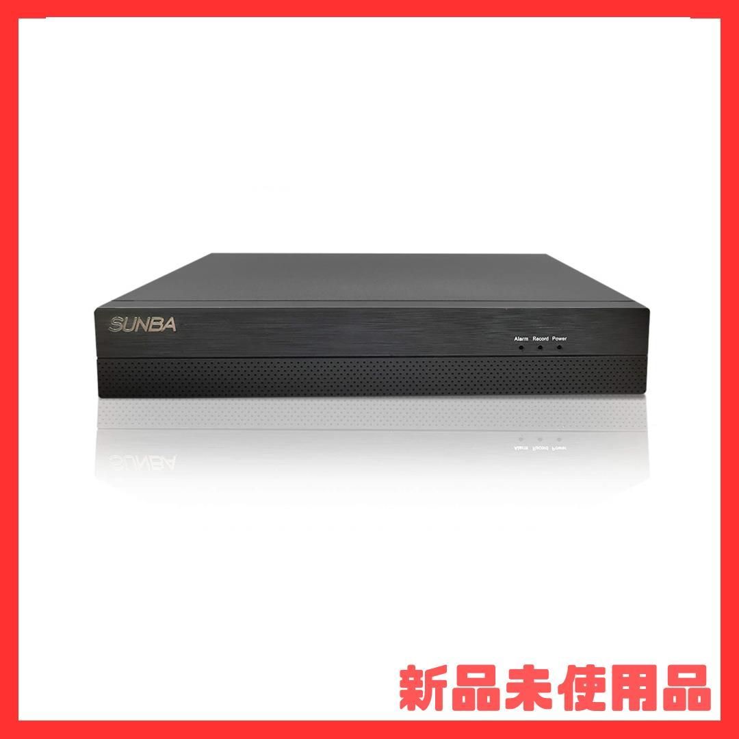 SUNBA 4K NVR 10CH ライトシリーズ（405-D20X,601-D25X IPカメラ用 Onvif規格  顔検知防犯監視ネットワークレコーダー (NVR-F8010SE-4K) - ハードディスク無し 一年間 付き - メルカリ