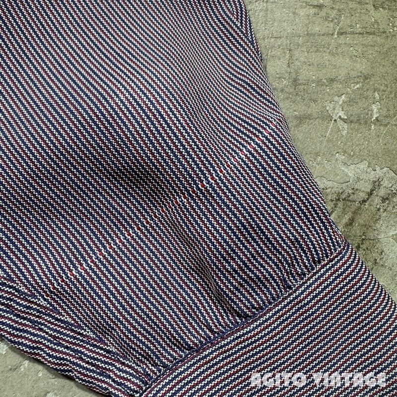 50 s Gordon Sportswear ゴードンスポーツウェア ピンストライプレーヨンオープン シャツ 開襟 S USTAUSTRALIA_COM_AU