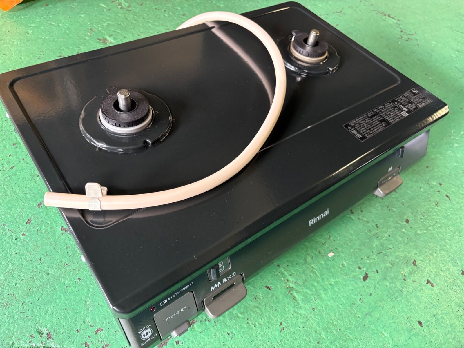 リンナイ | 2口ガスコンロ グリルレス | 簡易清掃済 ️ | RT64-2H6S-L