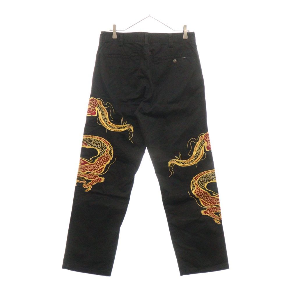SUPREME ドラゴンプリント ナイロンパンツ