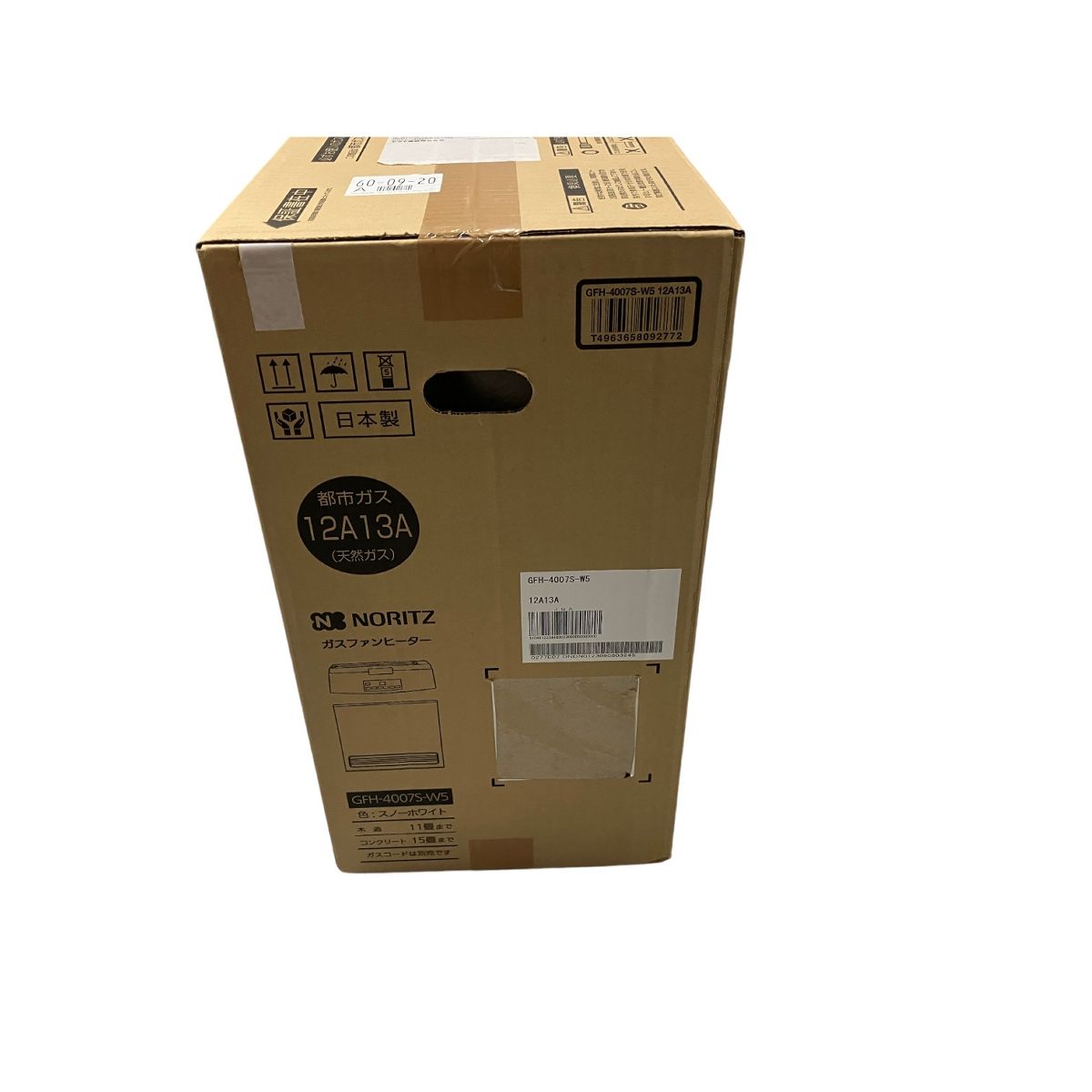 NORITZ GFH-4007S-W5 ガスファンヒーター 都市ガス ノーリツ 未使用