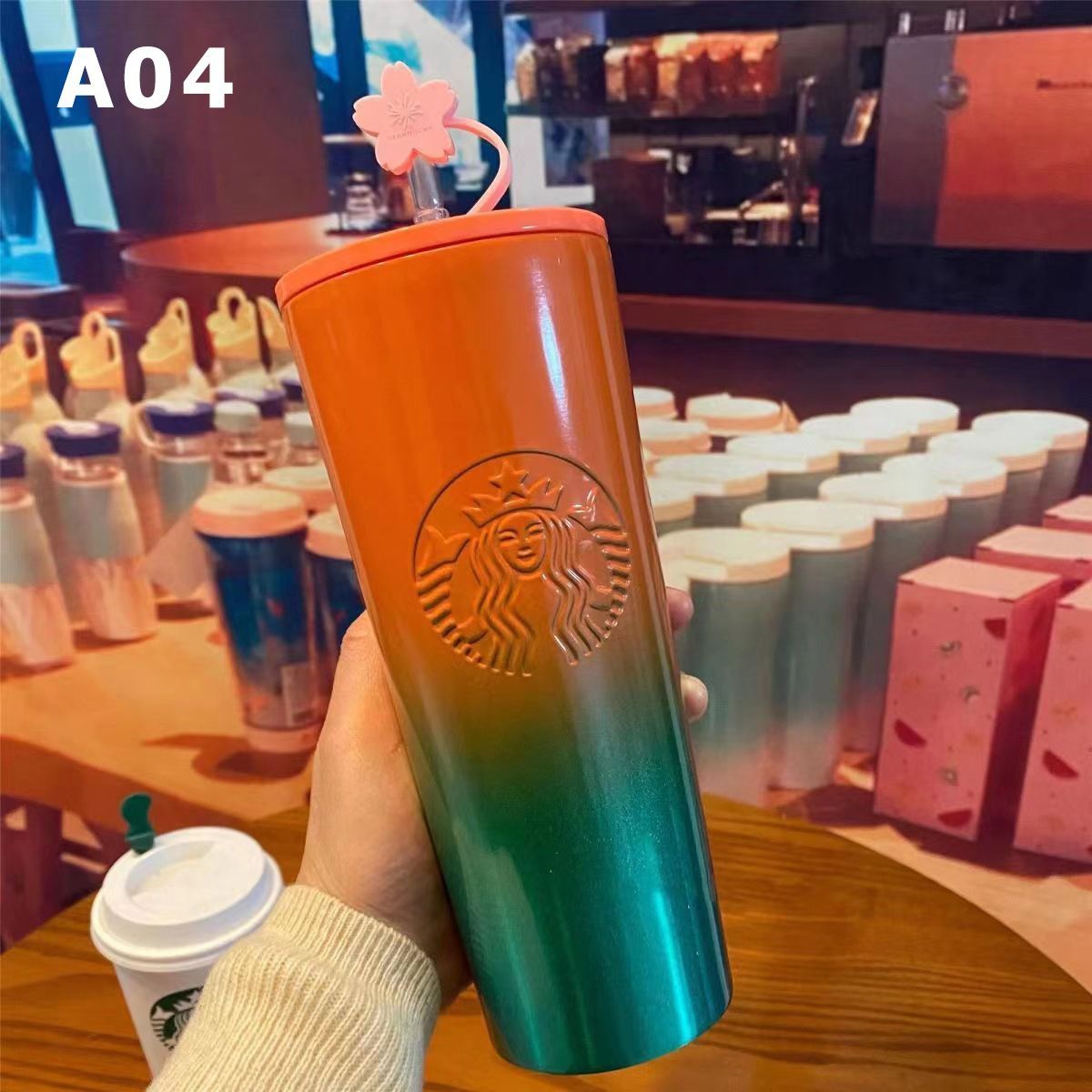 スターバックス starbucks ストロー タンブラー 新品 ステンレスカップ ...