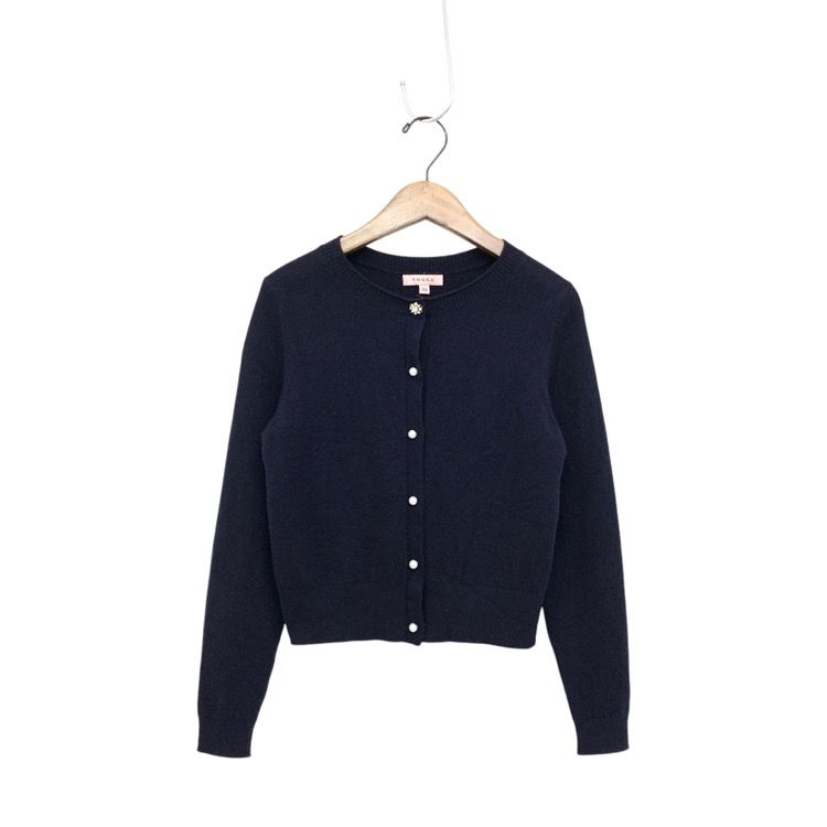 TOCCA トッカ JEWEL CASHMERE カーディガン ビジューパール TOCCA トッカ JEWEL CASHMERE カーディガン ビジューパール