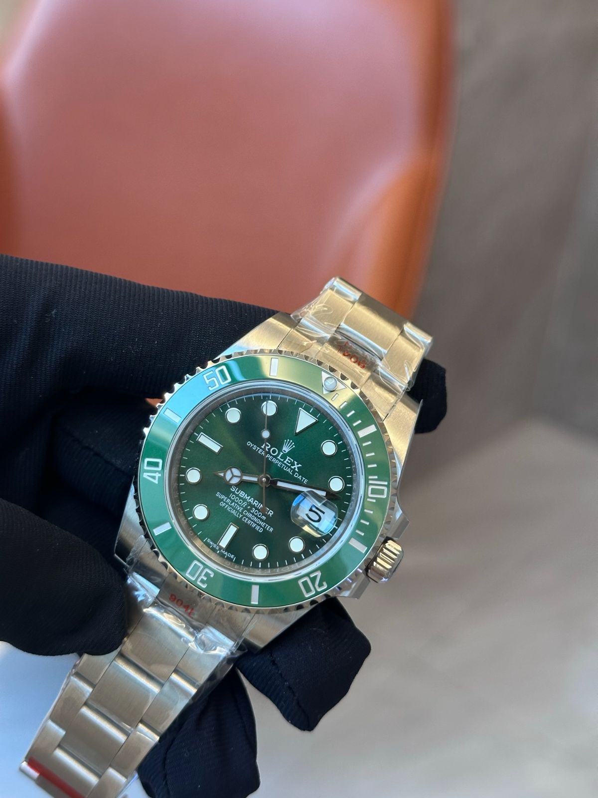 新品未使用 サブマリーナ ハルク 掛け時計 非売品 拡大鏡 新品未使用