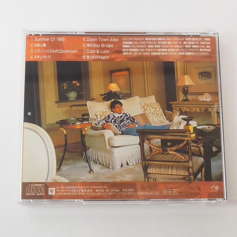 清水宏次朗 $1000000 NIGHT (廃盤) CD 初期盤/1987年製 30XL-242