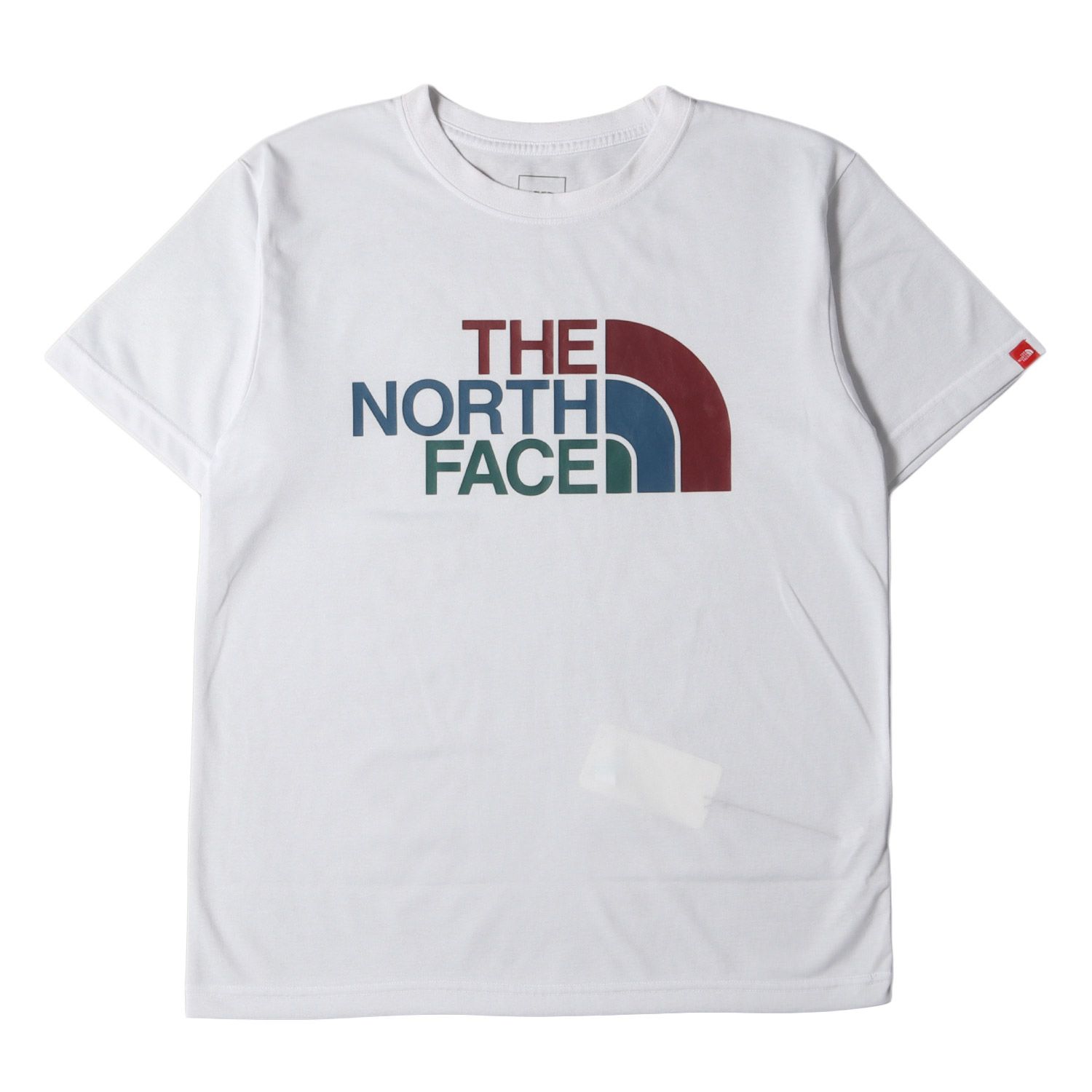 THE NORTH FACE ノースフェイス Tシャツ サイズ:M 21SS カラフルロゴ ドライタッチ クルーネック 半袖Tシャツ S/S Colorful Logo Tee ホワイト 白 トップス カットソー 【メンズ】